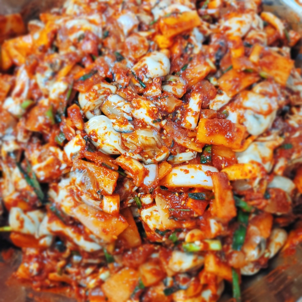 통영굴무침 통영생굴무침 반찬거리 밑반찬종류 - 상세 이미지 5