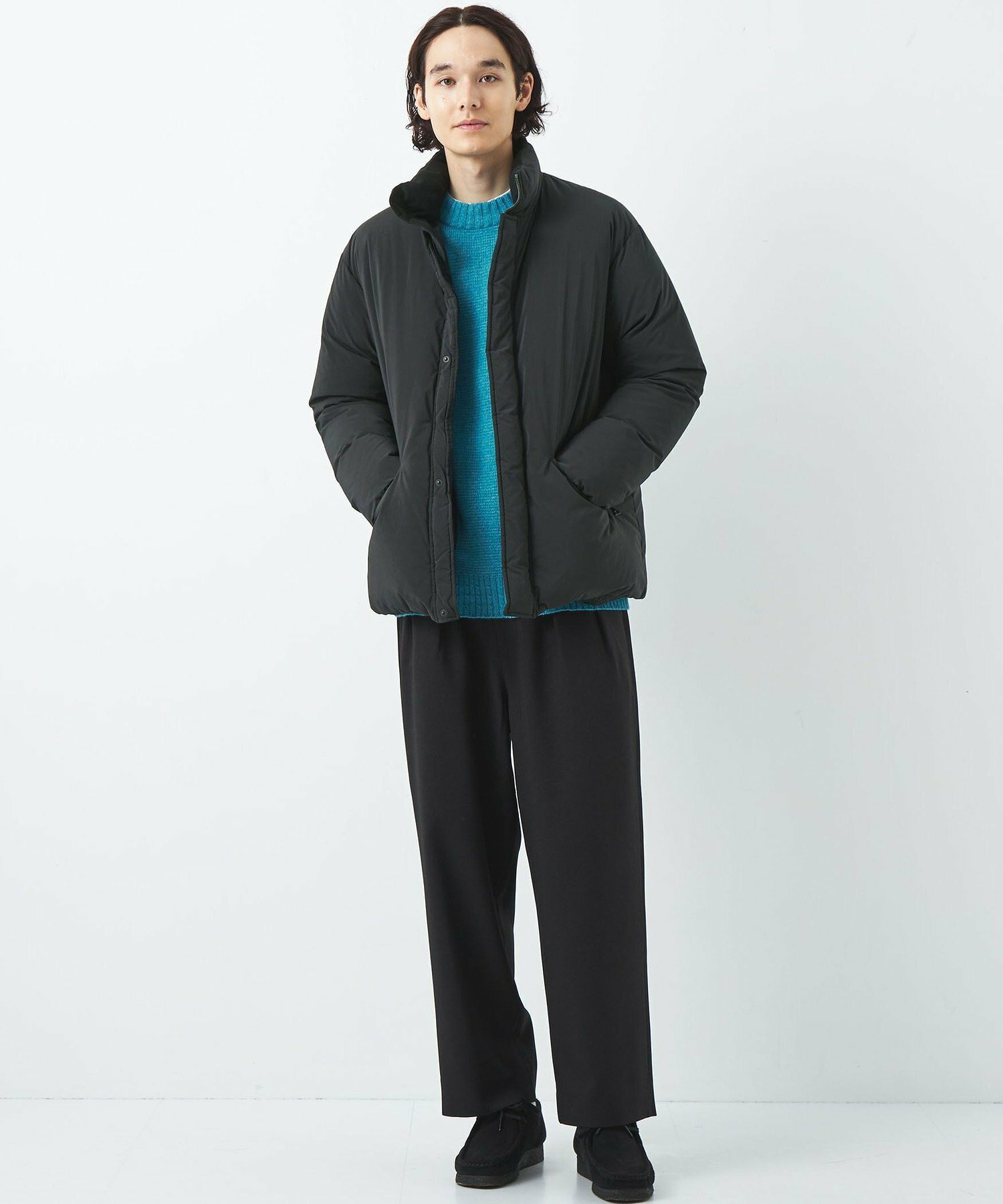 유나이티드애로우즈 UNITED ARROWS 스탠드 칼라 다운 자켓 점퍼 3컬러 - 상세 이미지 2