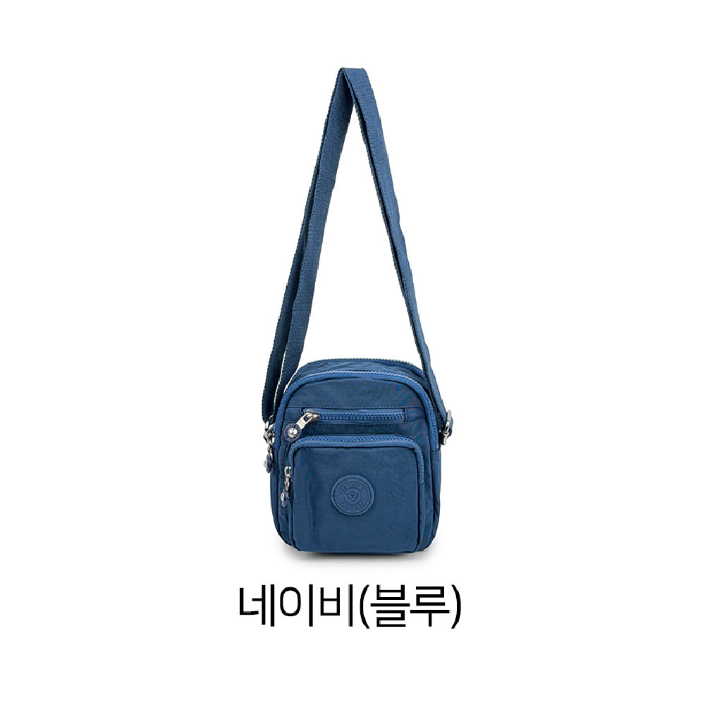 가벼운 미니 크로스백 여자 핸드폰 지갑 가방 포켓 작은 스몰 캐주얼 천크로스 가방 - 상세 이미지 2