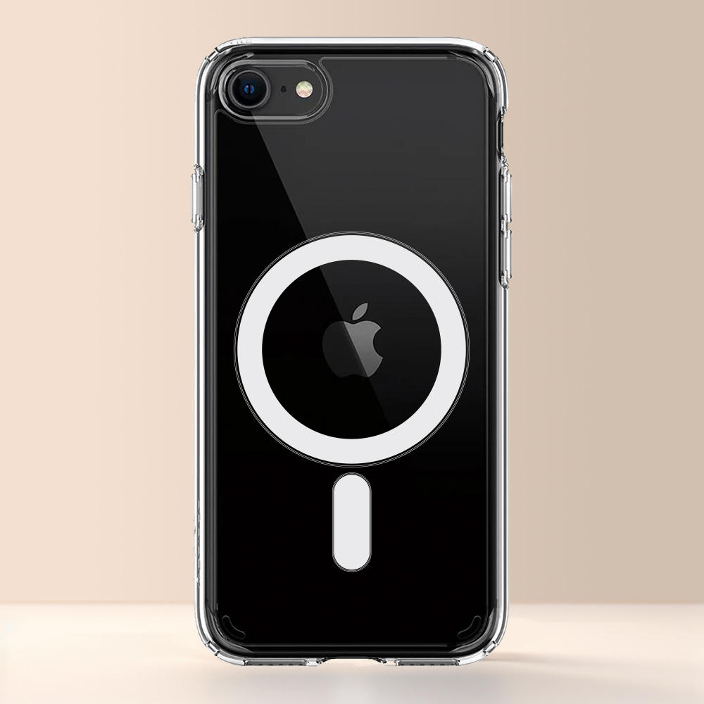 르메이어 맥세이프 케이스 인사이드 마그네틱 투명, 아이폰7-8-SE2-SE3 공용