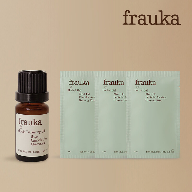 프라우카 앰플 오일 10ml +허벌겔 샤쉐 3개 - 메인 이미지