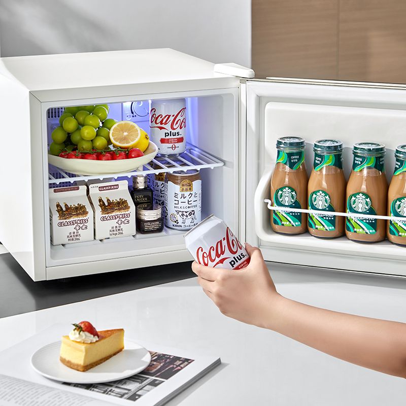 저음 미니 냉장고 기숙사 사무실 모텔 음료 맥주 자취 아이보리 17L 385x415x341mm - 상세 이미지 2