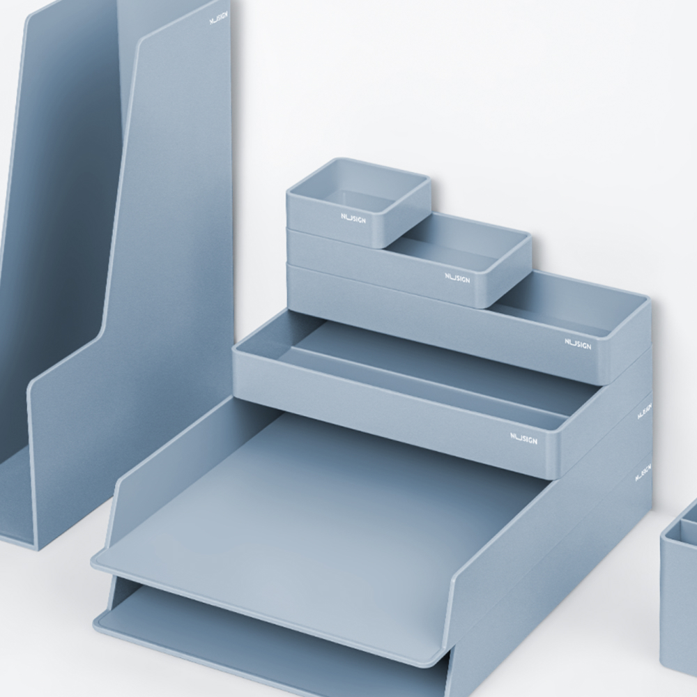 책상정리 누사인 트레이 6개 펜접시