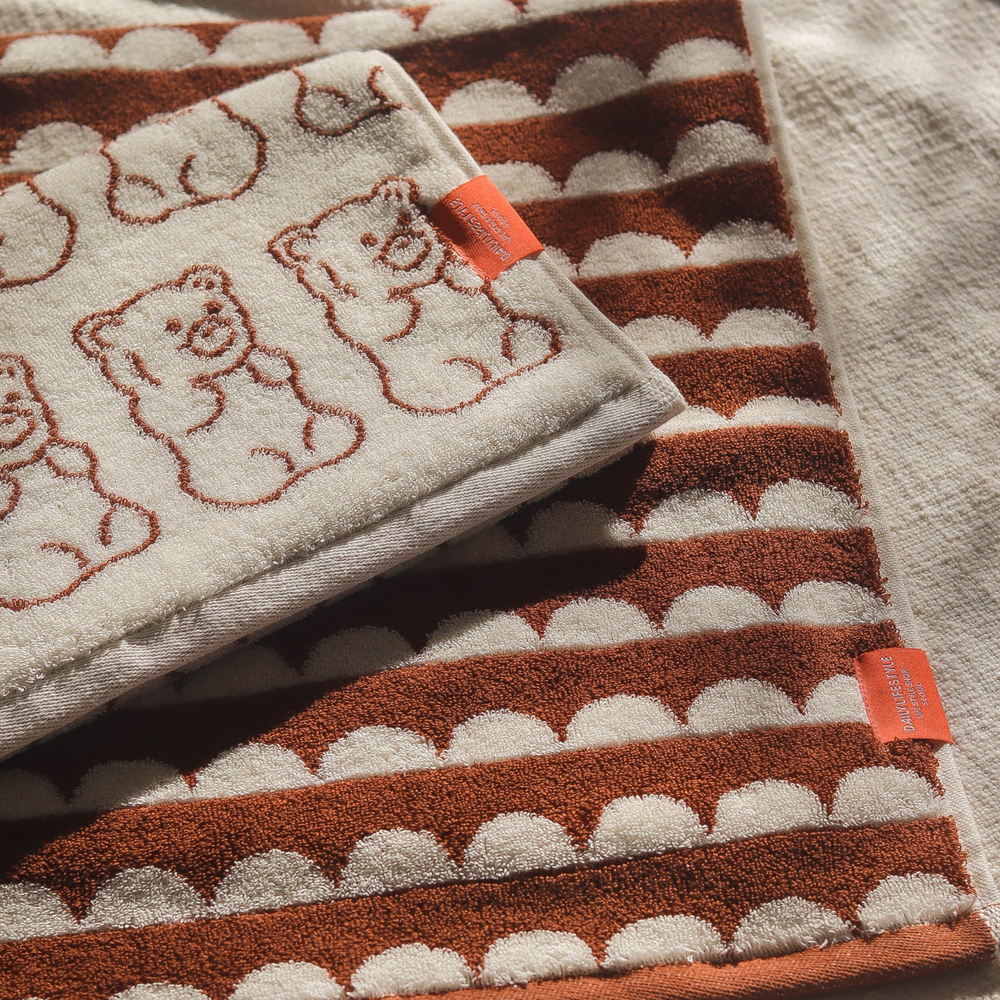 [1매]메종드코튼 브라우니 호텔타올 수건 선물세트 코마 40수 190g 데일리라이프스타일