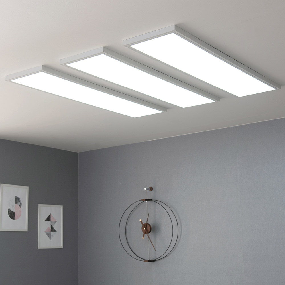 LED 슬림 직하 엣지등 LED 방등 거실조명 사무실조명 640x640 50W 평판등