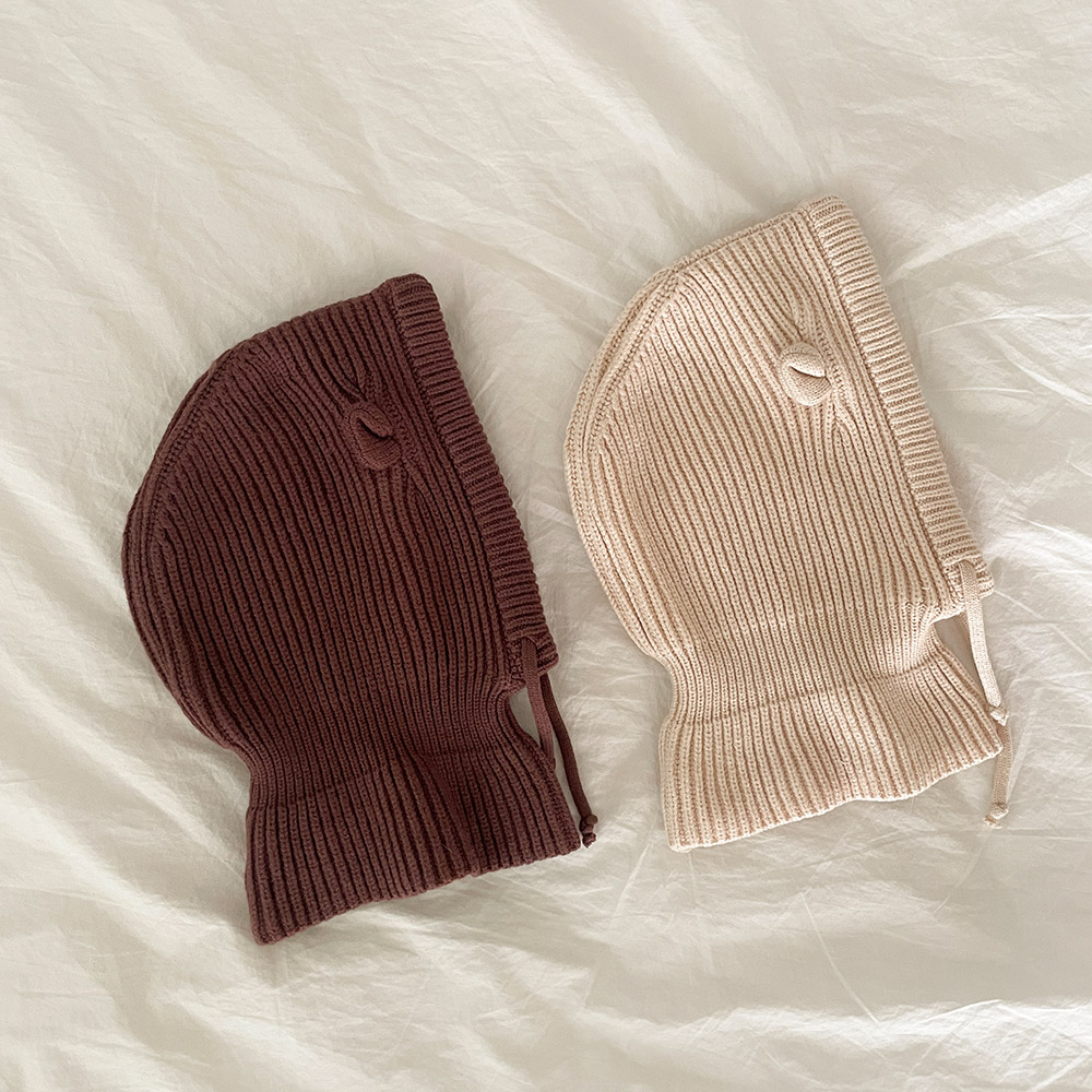 베베코지 유아 아기 바라클라바 겨울 방한 모자 아동 키즈 - 상세 이미지 2