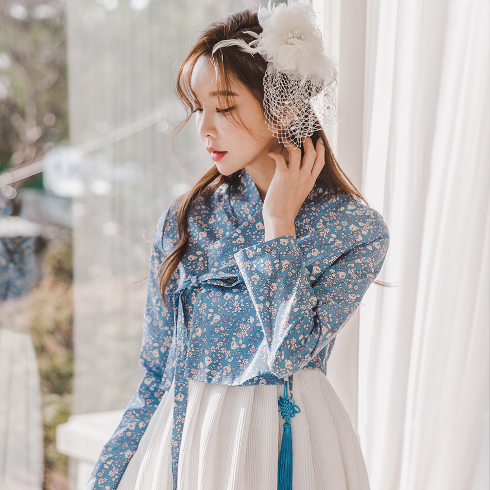 골덴 아이 원피스 생활한복 개량 계량 퓨전 반티