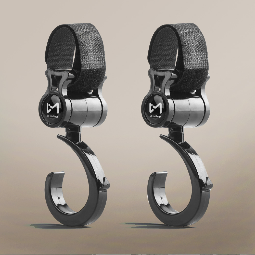 르메이어 프리미엄 벨크로 견고한 유모차 걸이 2ea