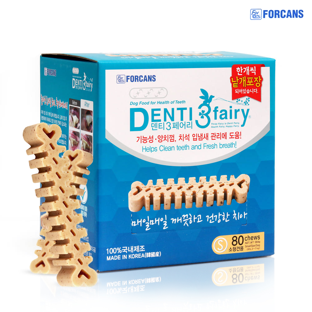 포켄스 덴티페어리 디스펜서 덴탈껌 S 584g 80p 강아지껌 치석제거