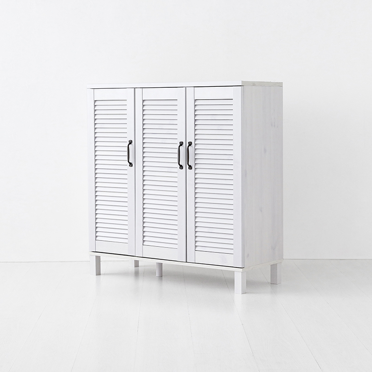 헤인 낮은3문 수납장 SHBM9490 일반형 900mmx350mmx935mm, 5단, 화이트파인베니어 0240.6300 - 상세 이미지 2
