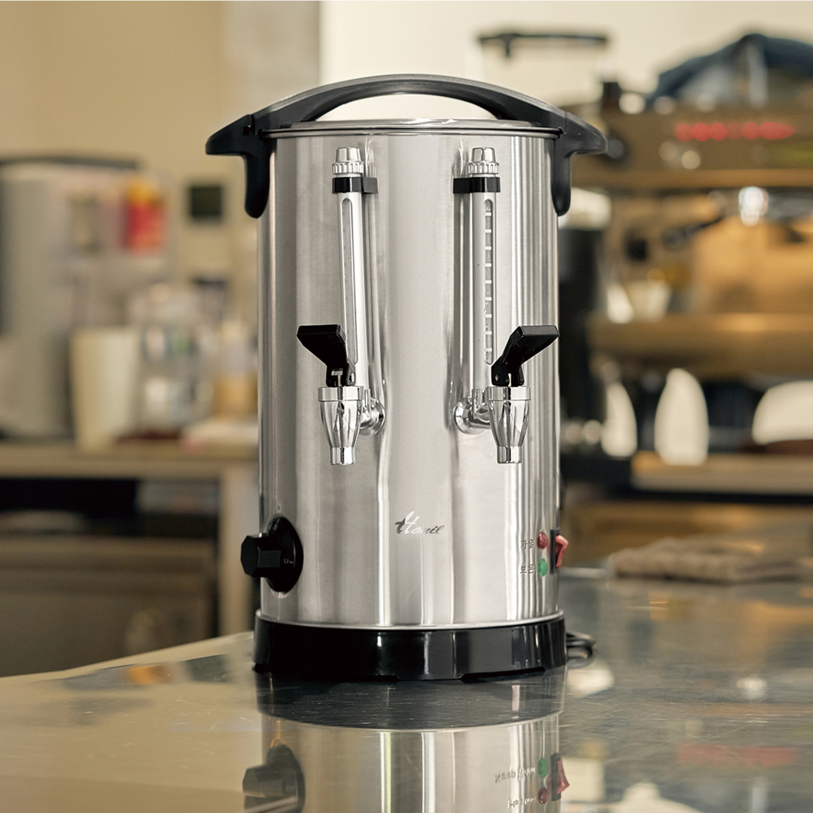 한일 자동 전기 물끓이기 업소용 교회 어린이집 운동회 잔치 식당 육수통 온수포트 보온물통 10L 20L 30L