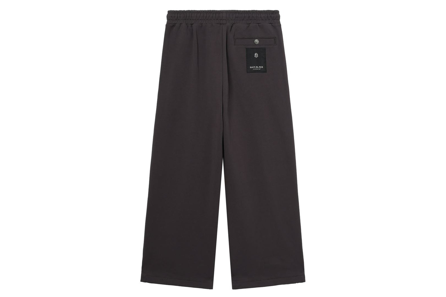 베이프 바지 BAPE BLACK WIDE LEG METAL LOGO SWEAT PANTS 1K70-152-309 - 상세 이미지 4