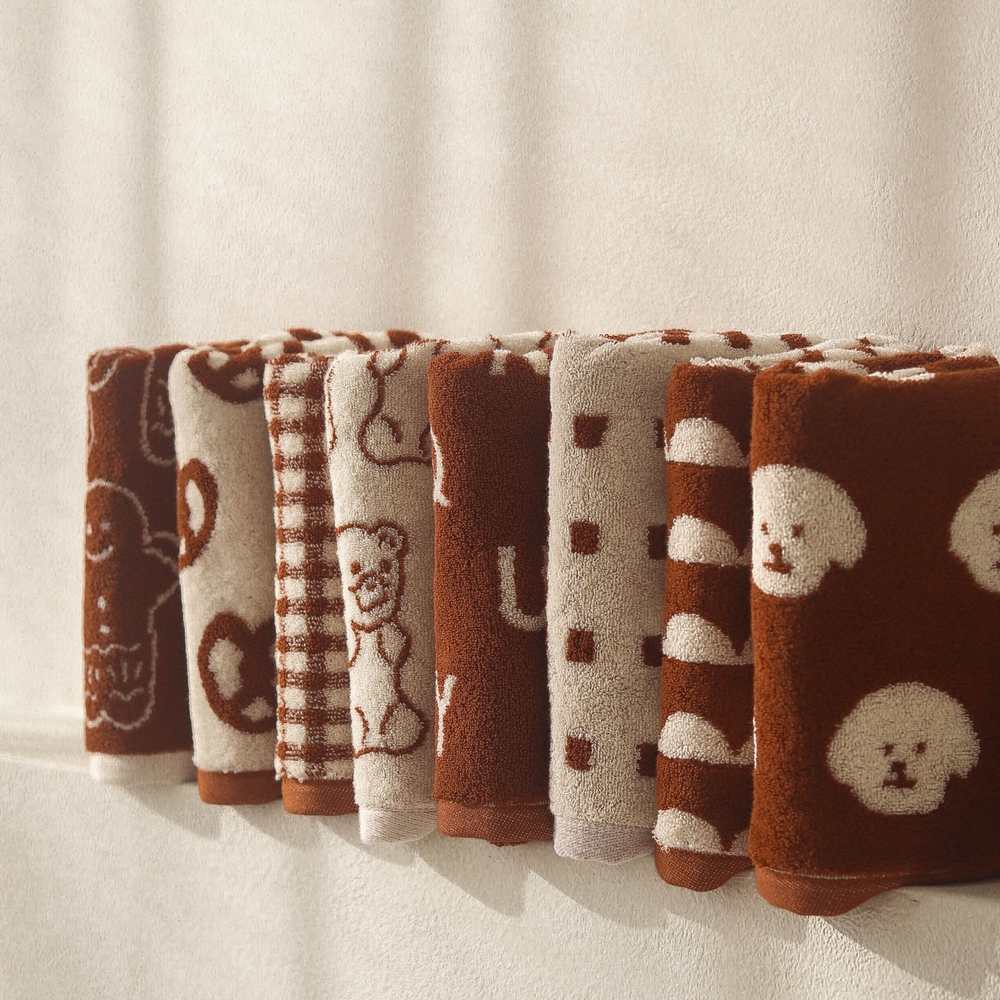 [1매]메종드코튼 브라우니 호텔타올 수건 선물세트 코마 40수 190g 데일리라이프스타일