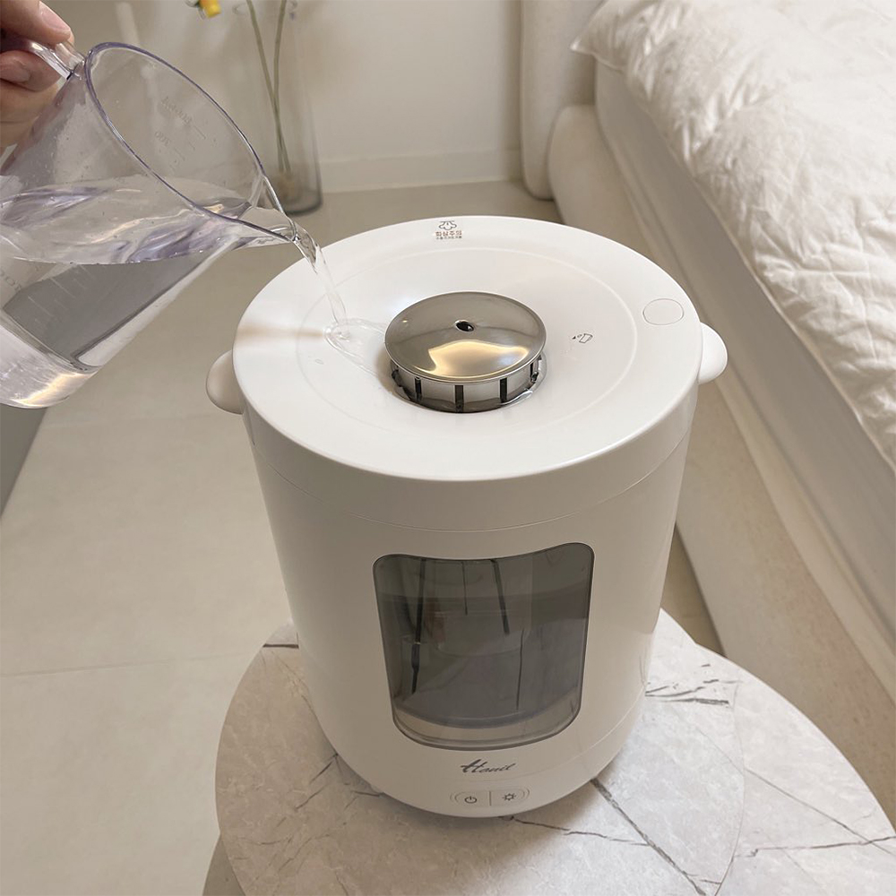 한일 물멍 이지필 유리 상부급수 신생아 아기 물멍 가열식 가습기