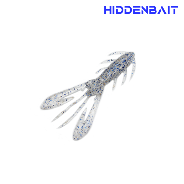 히든베이트 카론 볼락웜 볼락루어 호그웜 우럭 UV점발광 집어제 첨가 002 CLEAR RED, 5cm(2인치) - 상세 이미지 4