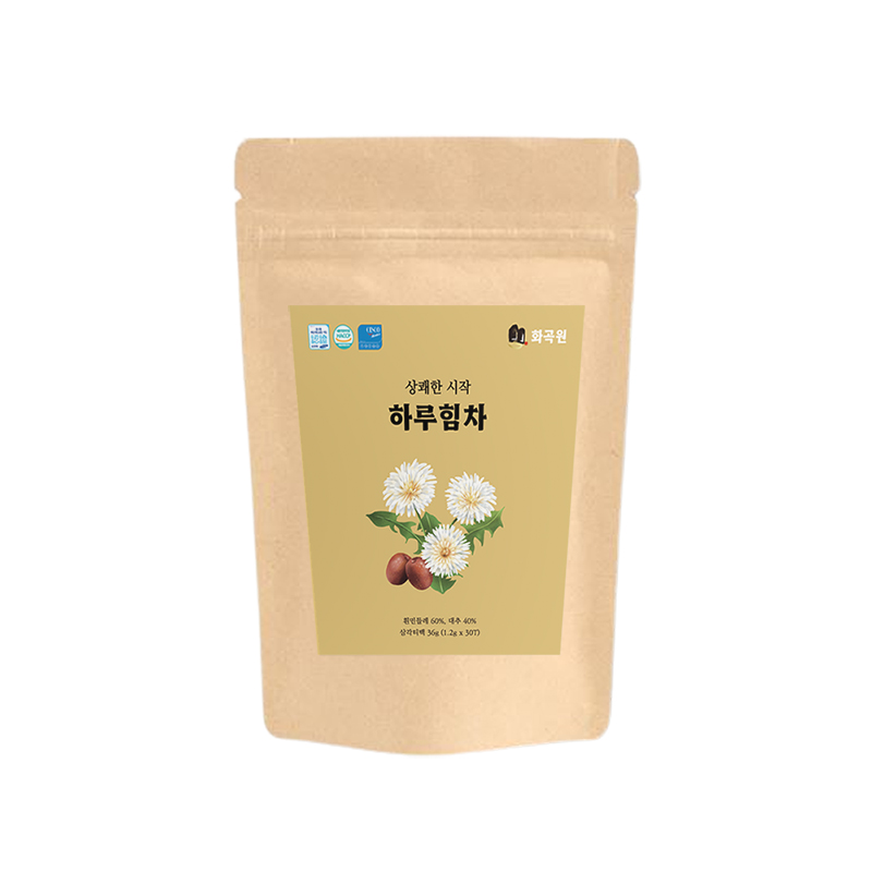 간건강 피로회복 화곡원 하루힘차(흰민들레+대추) 1.2g x 30티백 - 상세 이미지 2