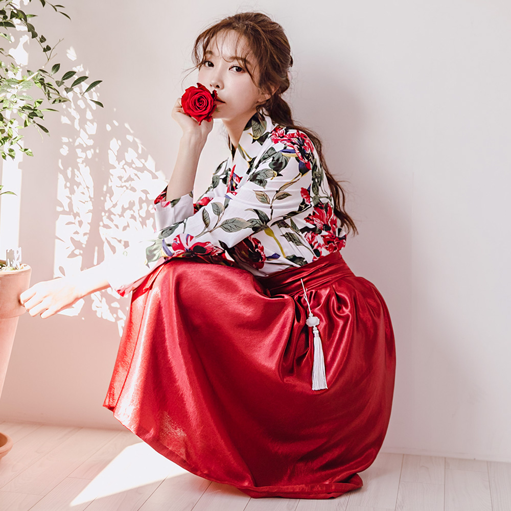 연화솔 저고리 생활한복 개량 계량 퓨전 반티 - 상품 이미지