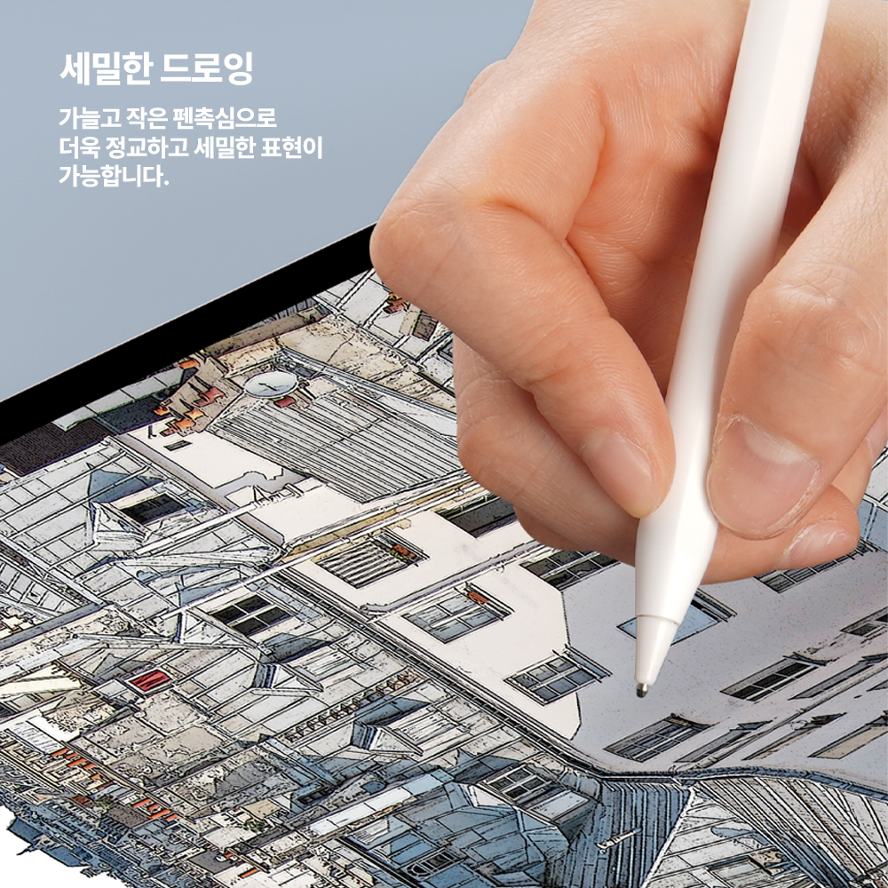 랩씨 애플펜슬 펜촉 무소음 펜촉 팁 프로 1 2세대 USB-C HB+2B 36개입 이미지 6