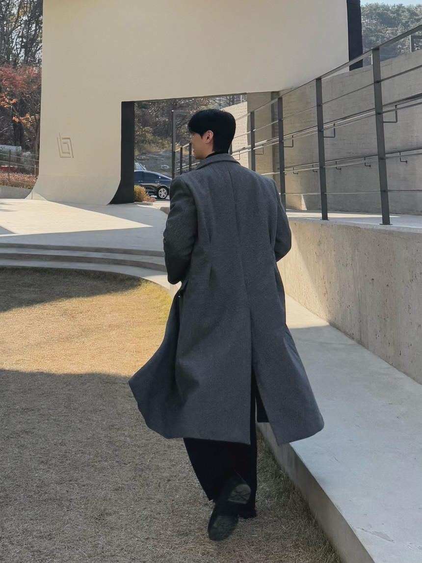 하객룩 두꺼운 울 모직 캐시미어 롱코트 오버핏코트 2color 상세 이미지 36