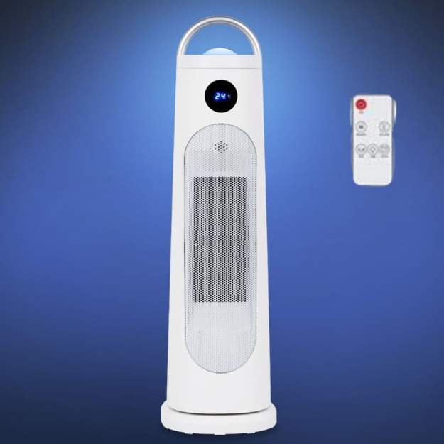 좌우 자동 회전 온풍기 가정용 스탠드 온풍기 업소용 ptc 난로