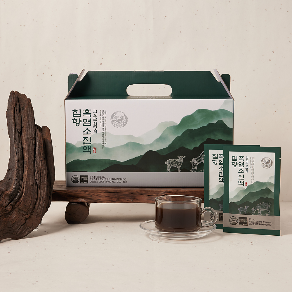 김오곤원장의 흑염소 진액 침향 30포, 4개