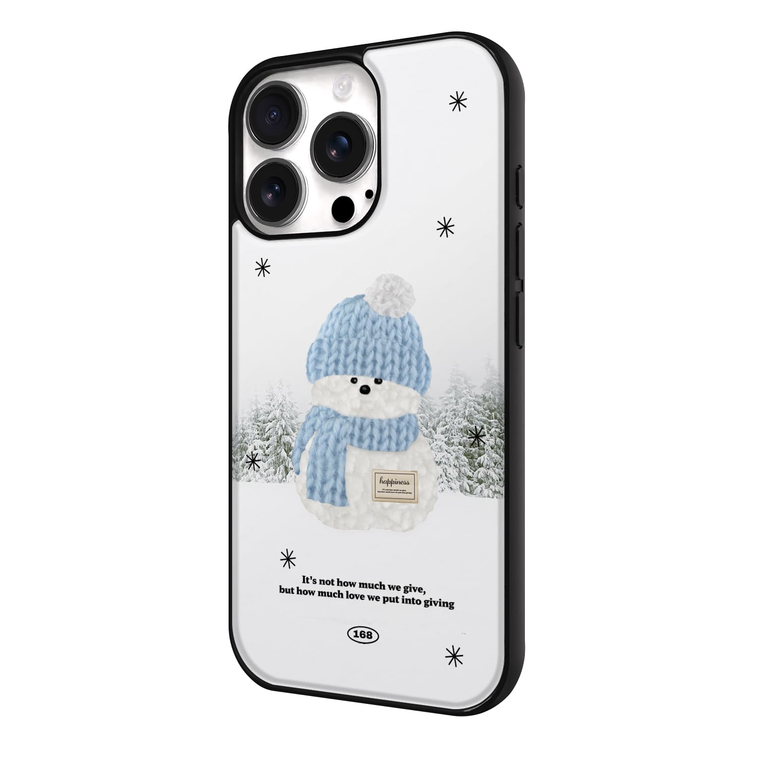 아이폰16 프로 맥세이프 케이스 자석 스웨이드 스노우맨 블루 - 상세 이미지 4