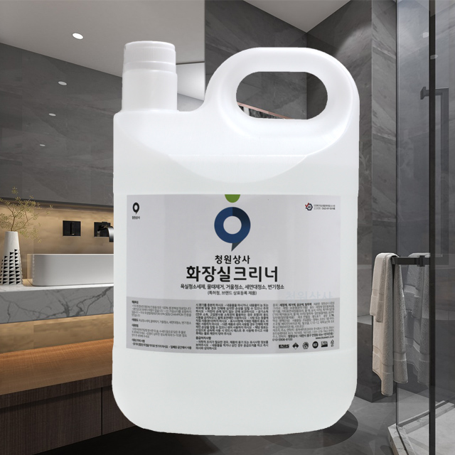 화장실 크리너 3.78l 1개 요석제거제 곰팡이 제거 화장실 물때 스텐 제거제 소변기탈취