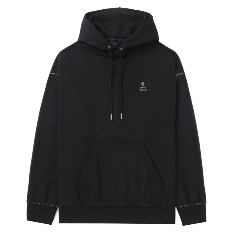 베이프 후드티 BAPE BLACK METAL LOGO HOODIE 1K70-114-302 - 상품 이미지