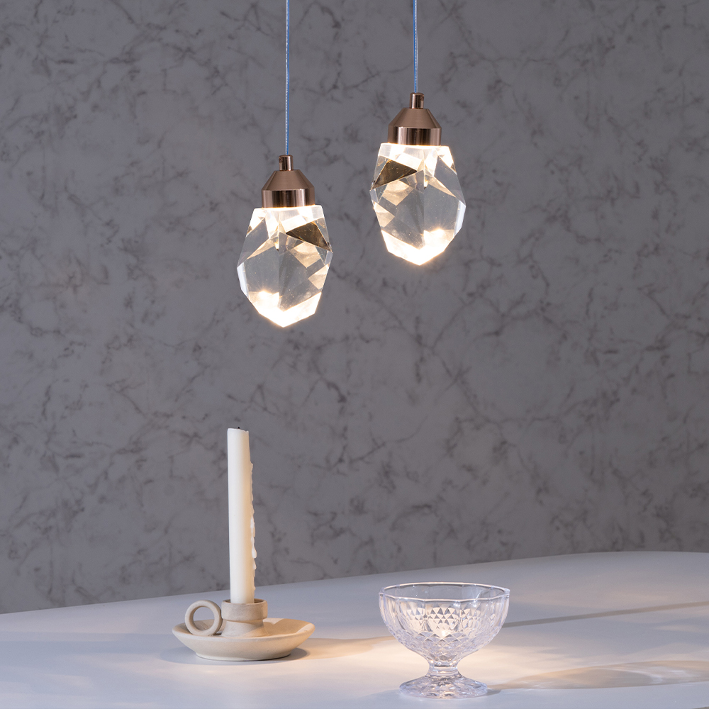 LED 식탁조명 식탁등 로카 크리스탈 5W 카페조명 매장인테리어