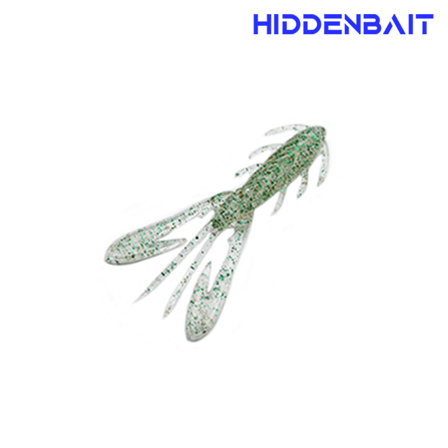 히든베이트 카론 볼락웜 볼락루어 호그웜 우럭 UV점발광 집어제 첨가 002 CLEAR RED, 5cm(2인치) - 상세 이미지 5