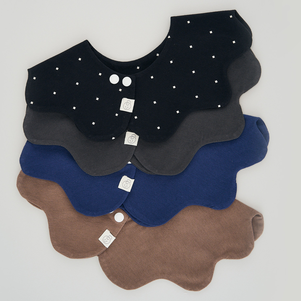 [선물포장]아가짱 시그니처 아기 롤링턱받이 침받이 4종 세트