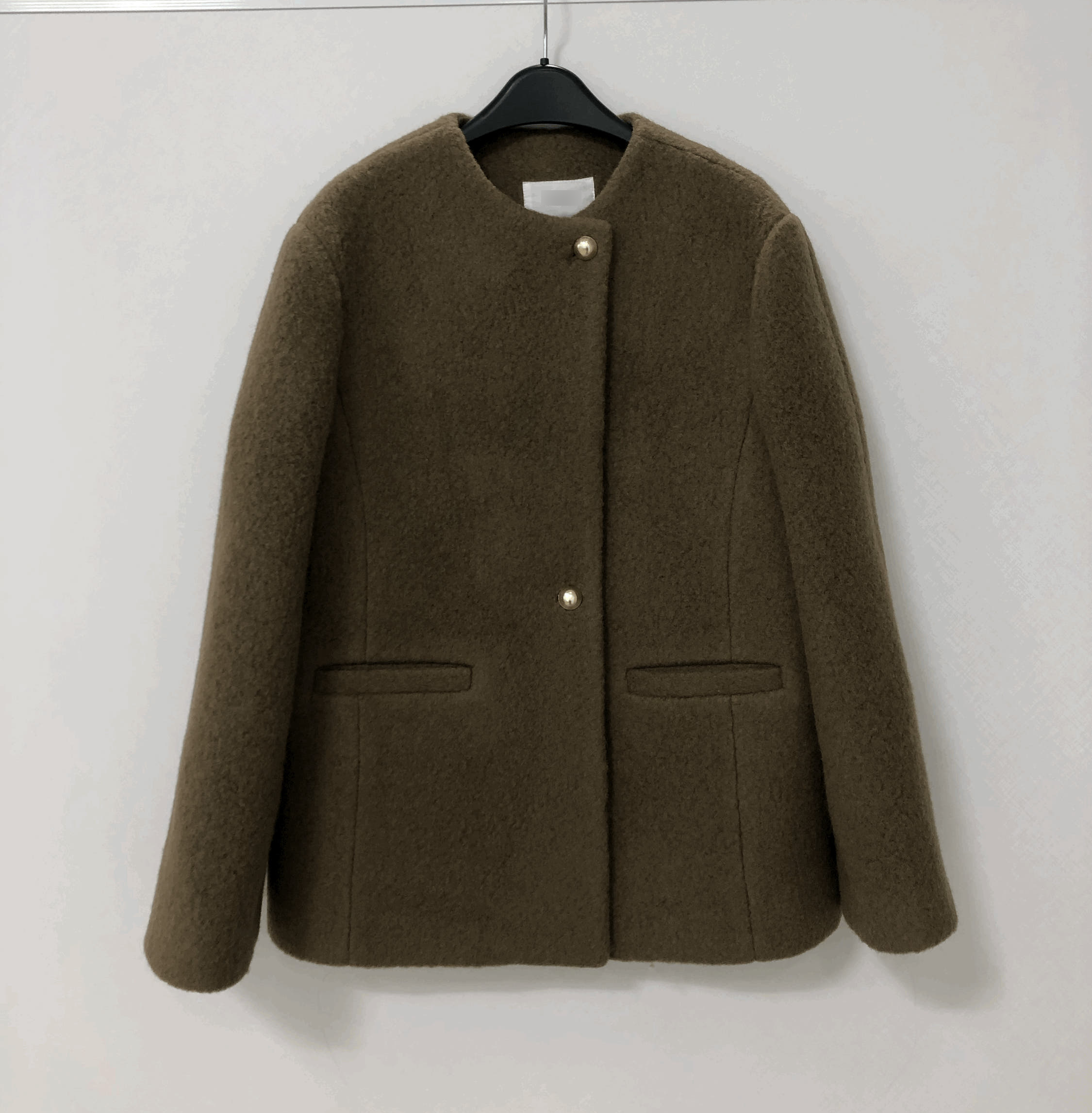 울 하프 노카라 아워 자켓 WOOL OUR HALF JACKET 상세 이미지 13