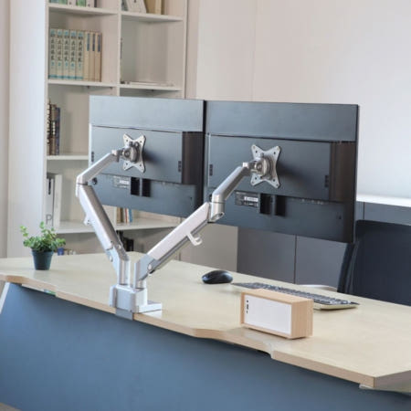 CamelMount DMADSS DMADSG 고든 프리미엄 벽면 밀착형 듀얼 모니터 거치대 [ABY196]