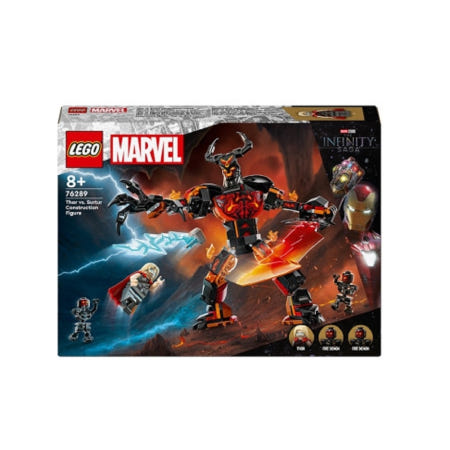 레고 슈퍼히어로 강력해진 묠니르 수르트 격퇴 액션 배틀 학습교재 수업교구 초등생 어린이 선물