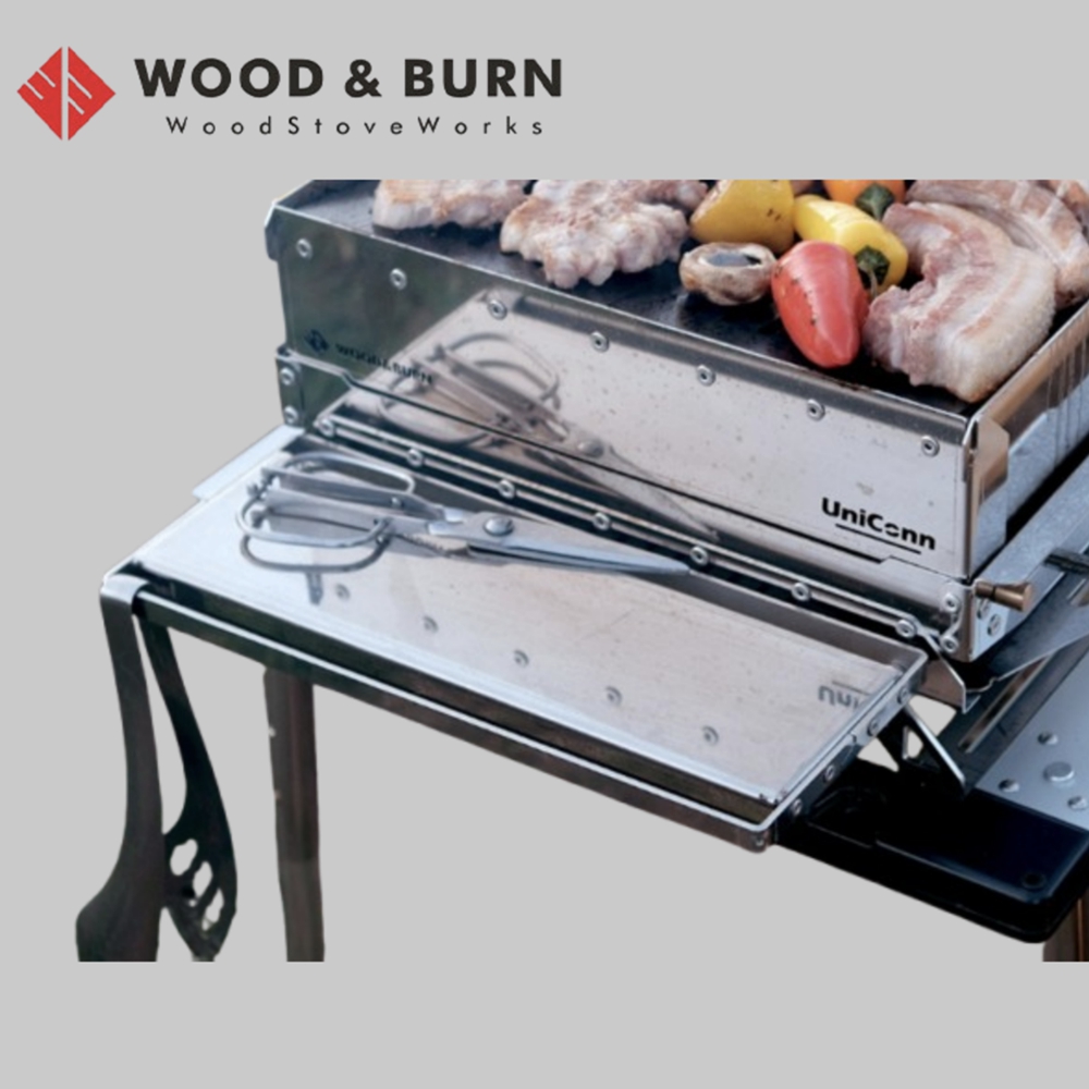 우드앤번 유니콘 파이어핏 M 사이드 트레이 300 캠핑화로대 호환