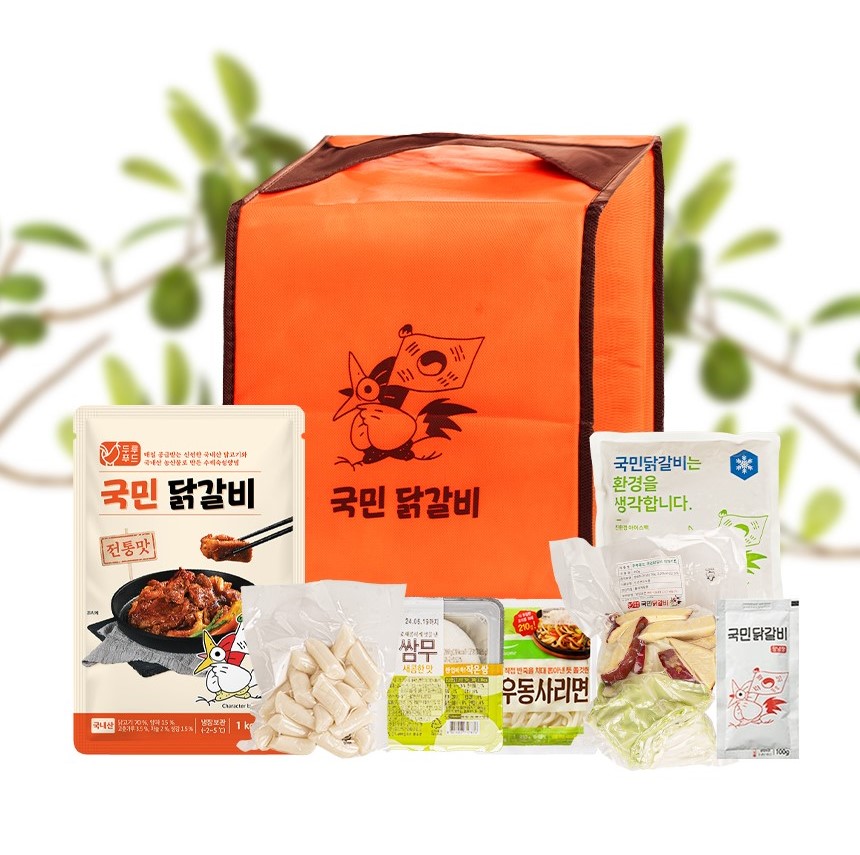 국민닭갈비 두루푸드 춘천닭갈비 택배 홈파티 캠핑요리 전통맛 선물세트