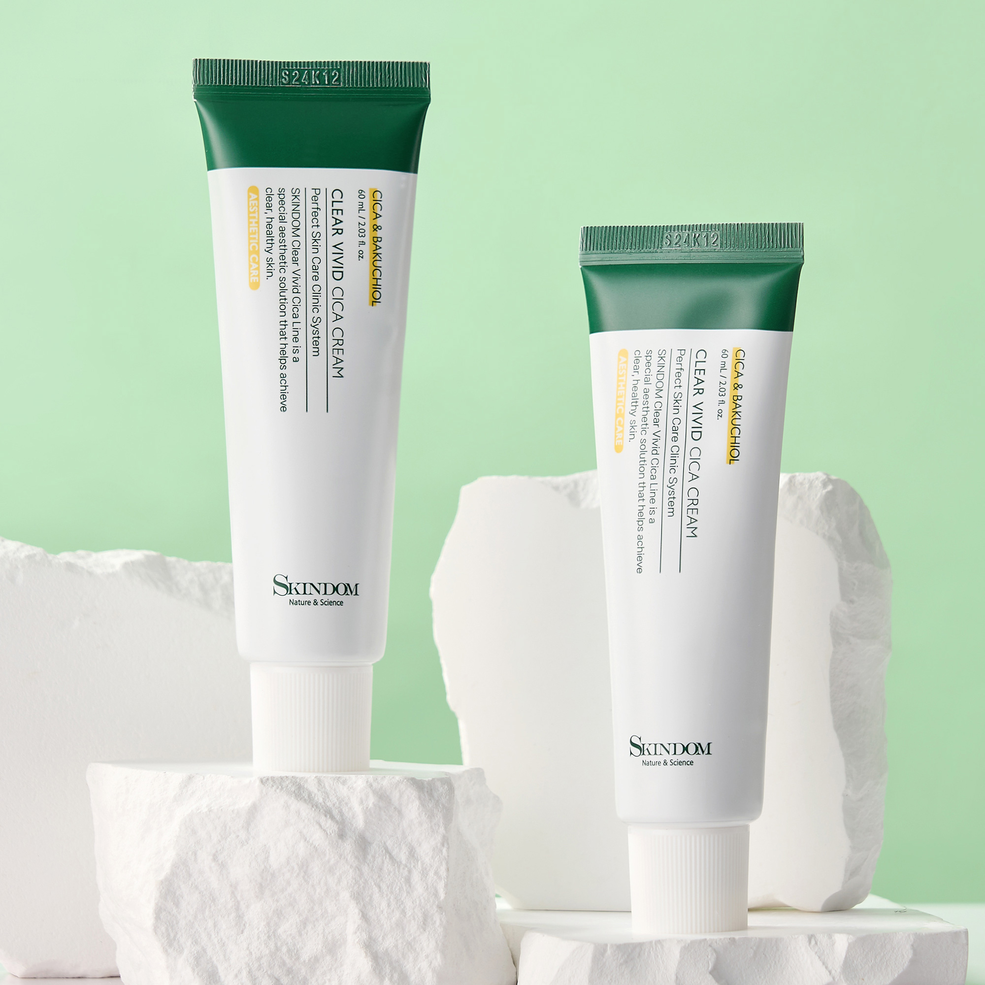 스킨덤 병풀 가득 긴급 진정 클리어 비비드 수분 시카 크림 60ml - 상세 이미지 4