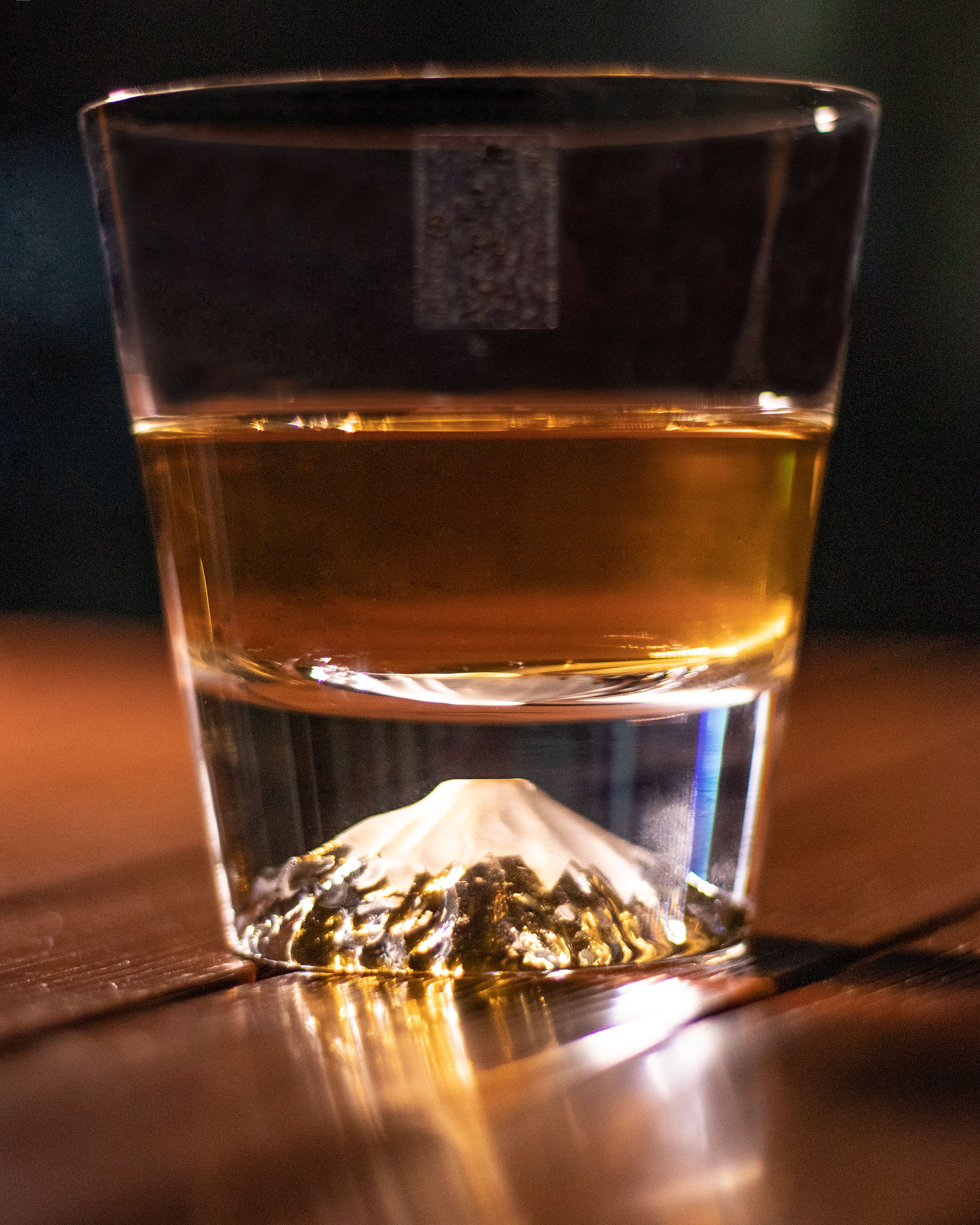 타지마 TAJIMA 글라스 후지산 록 위스키 잔 2P 페어 세트