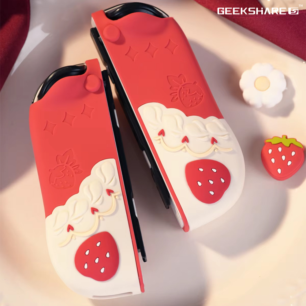 닌텐도 스위치 OLED 긱쉐어 딸기케이크 케이스 - 상세 이미지 5