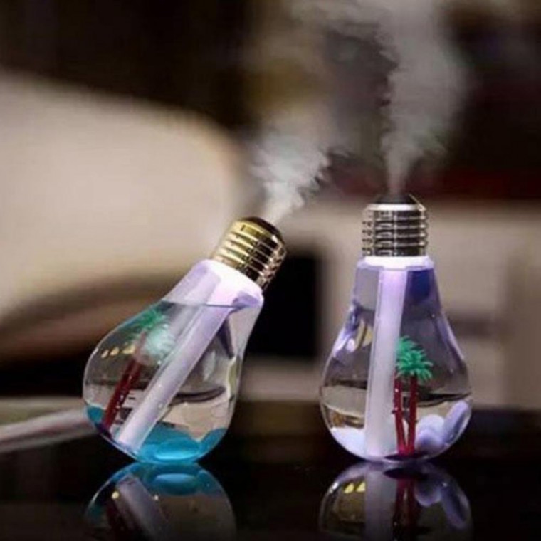 오아시스 USB가습기 전구형 미니 저소음 탁상용가습기