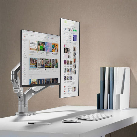 CamelMount DMADSS 벽면 밀착형 듀얼 모니터 거치대 [ACG642]