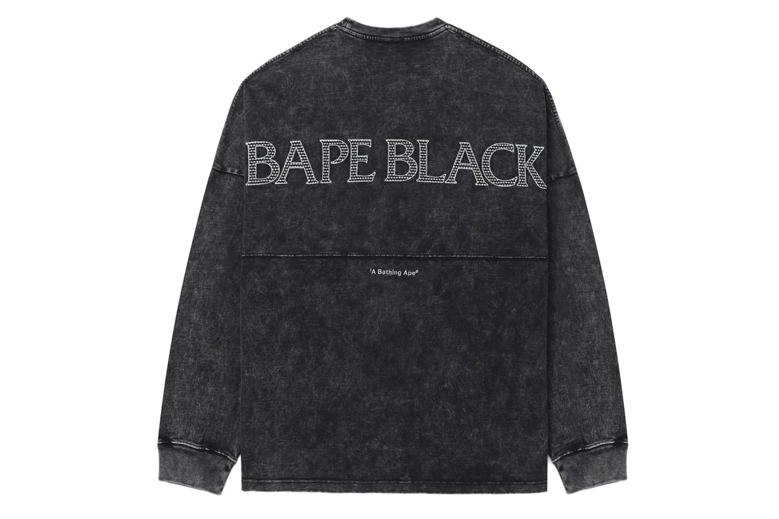 베이프 긴팔티 BAPE BLACK EMBROIDERY LONG TEE 1K70-111-301 - 상세 이미지 2