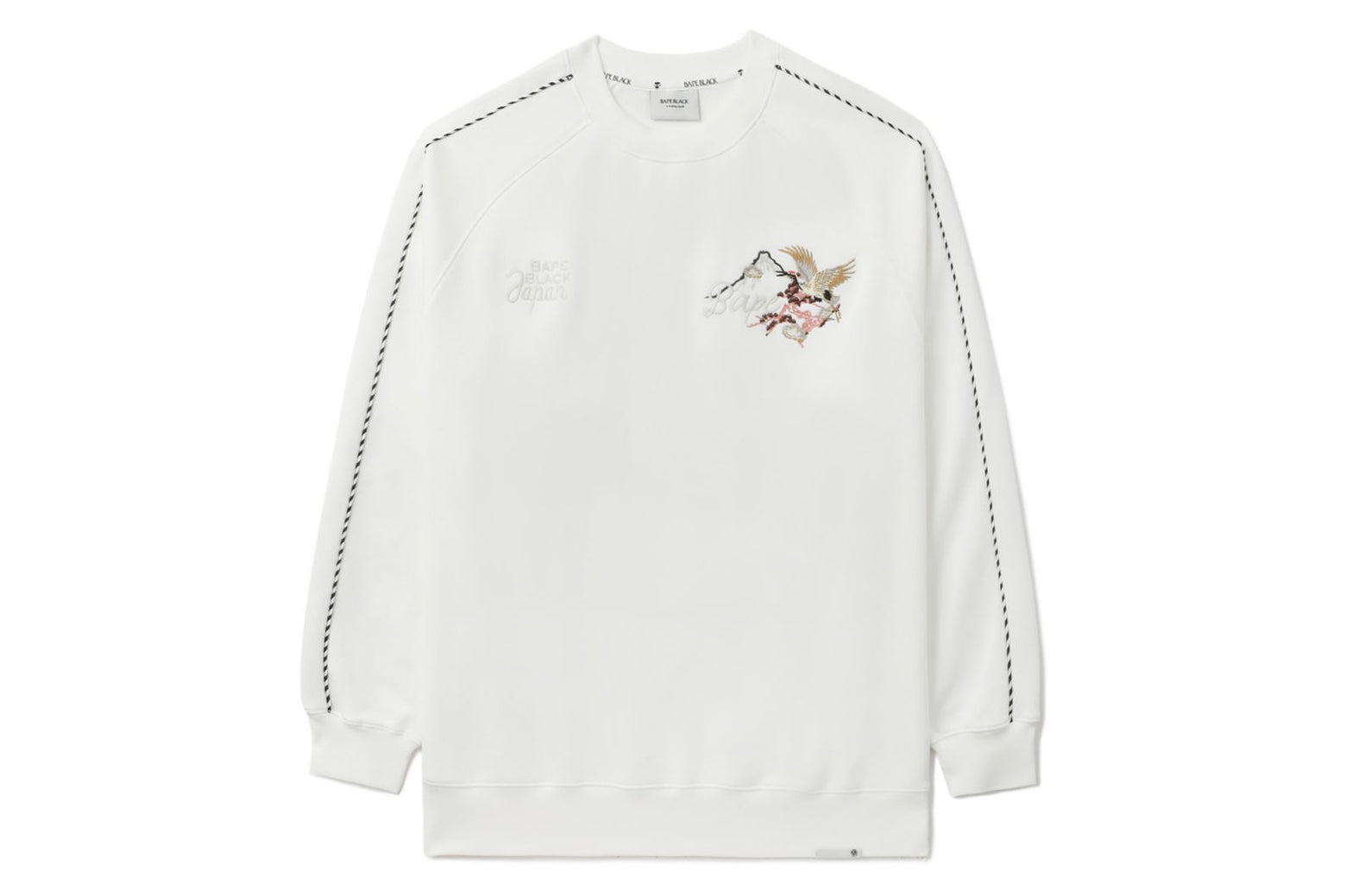 베이프 긴팔티 BAPE BLACK EMBROIDERY SWEATSHIRT 1K70-113-301 - 상세 이미지 3
