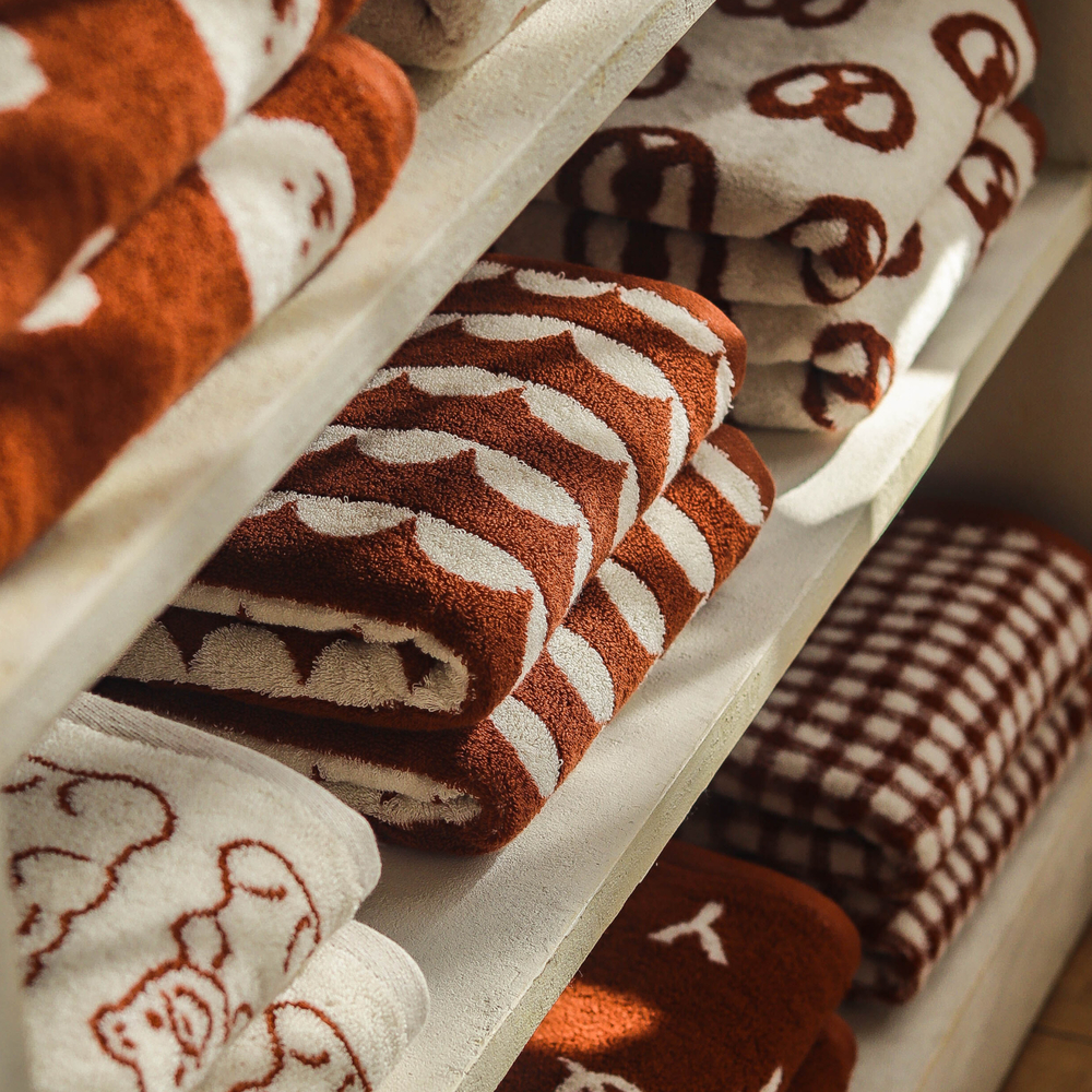 [1매]메종드코튼 브라우니 호텔타올 수건 선물세트 코마 40수 190g 데일리라이프스타일