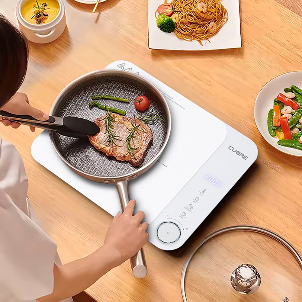 1구 인덕션 휴대용 미니 여행용 전기 레인지 1인용 프리스탠딩 다이얼 까르페 IH 코스트코