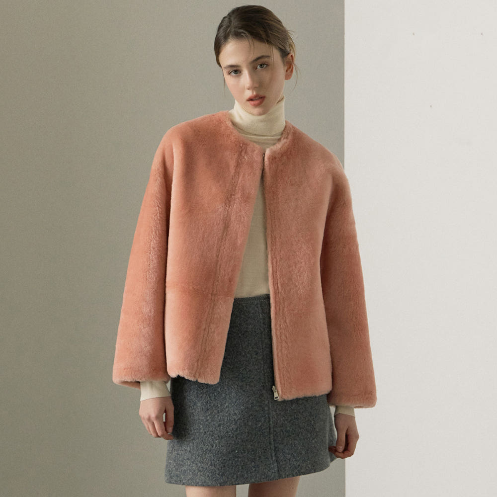 로보 라운드 무스탕 재킷 2