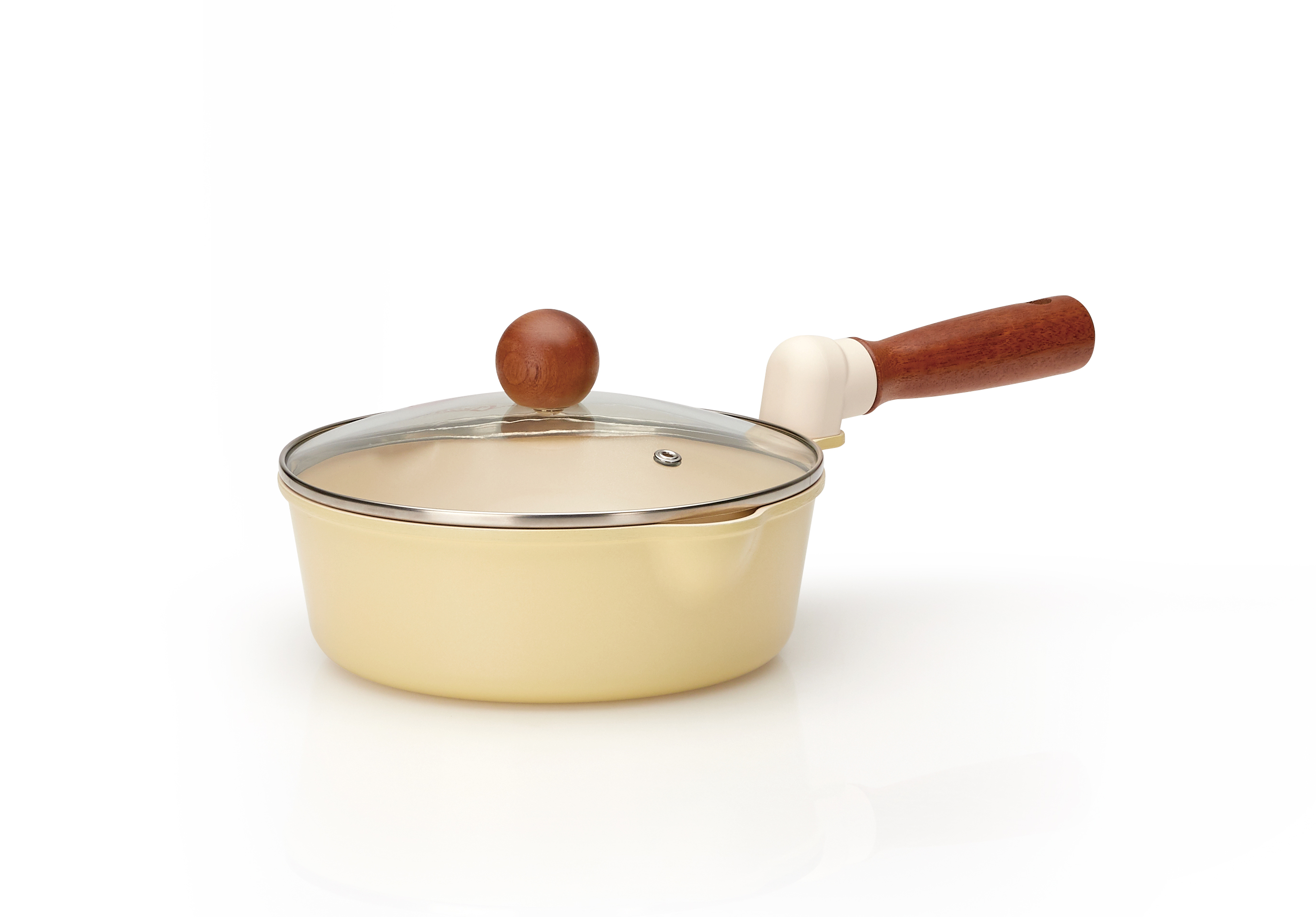 비자트 스피드 세라믹 멀티팬 국산 인덕션 깊은 후라이팬 궁중팬 20cm - 상세 이미지 3
