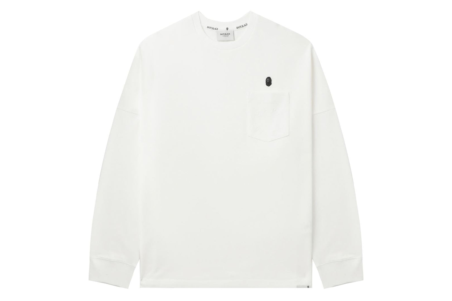 베이프 긴팔티 BAPE BLACK POCKET LONG TEE 1K70-111-302 - 상세 이미지 2
