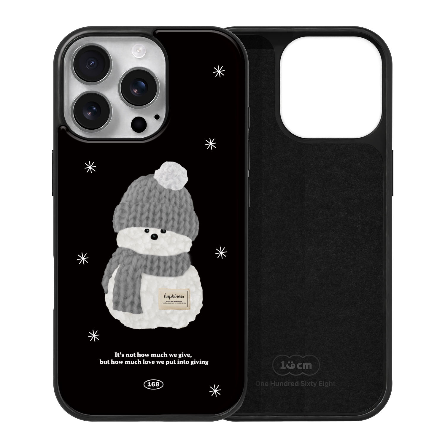 아이폰16 프로 케이스 맥세이프 하드 스웨이드 스노우맨 그레이 - 상세 이미지 2