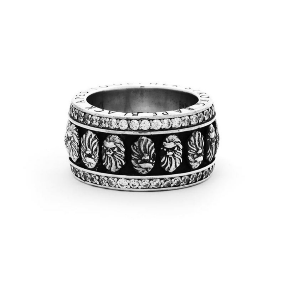 베이프 반지 BAPE BLACK RING 1 1K70-182-330 - 메인 이미지